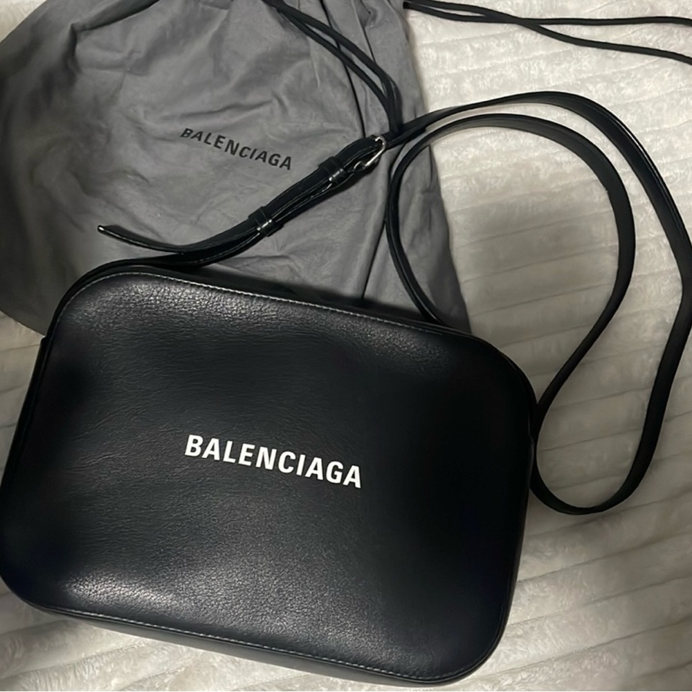 Balenciaga Black Crossbody Camera bag 100% authentic